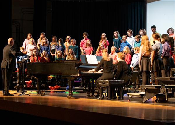 2023 All County Chorus Students Performing